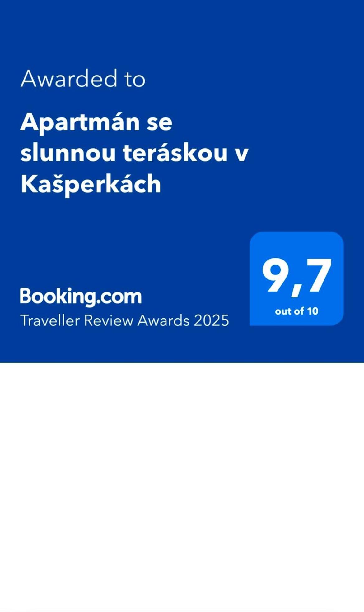 Se Slunnou Teraskou V Kasperkach Apartment Kasperske Hory